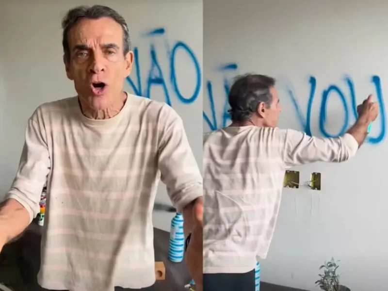 Ator Mário Gomes (Foto: Reprodução/@mariogomes) Mário Gomes picha mansão após ser despejado: ‘Não vou sair’