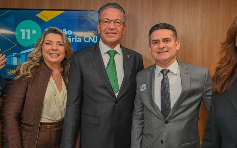 Prefeito David Almeida prestigia a posse de Mauro Campbell como corregedor nacional de Justiça