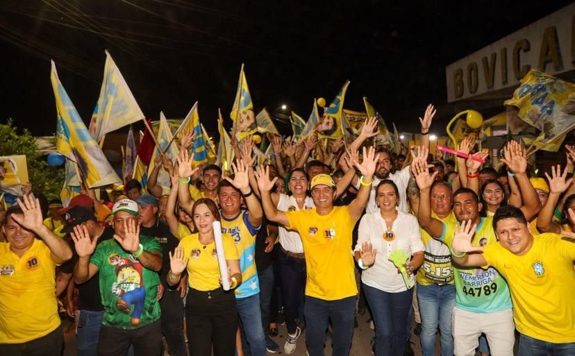 Prefeito Mário Abrahim reúne mais de 20 mil pessoas durante caminhada em Itacoatiara