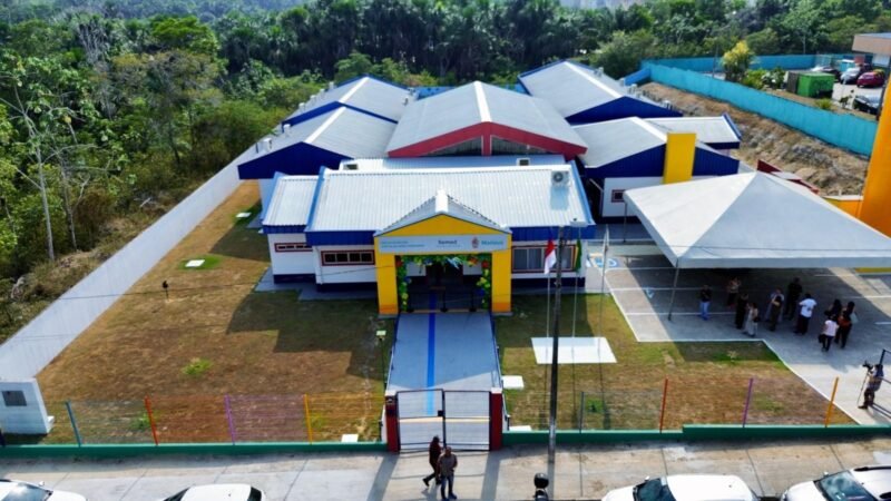 Inauguração da creche municipal José de Oliveira Fernandes, no residencial Viver Melhor 1 (Foto: Divulgação) Prefeitura inaugura creche no Viver Melhor e dobra o número de vagas na educação infantil