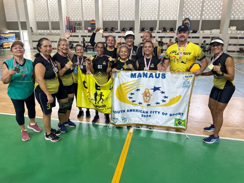 Primeiro dia da 24ª edição das Olimpíadas da Terceira Idade tem disputas no voleibol e tênis de mesa