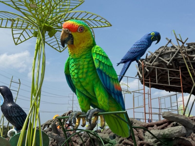 Parque Gigantes da Floresta apresentará aos frequentadores cenários essencialmente lúdicos (Foto: Divulgação) Segunda etapa do Gigantes da Floresta tem mais de 90% de obra concluída pela prefeitura
