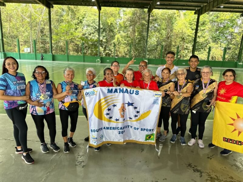 o jogo de malha, chute a gol e futpênalti foram os destaques da competição (Foto: Divulgação) Segundo dia da 24ª Olimpíadas da Terceira Idade consagra campeões no jogo de malha, chute a gol e futpênalti