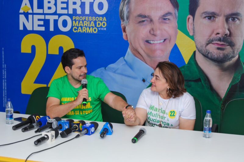 Capitão Alberto Neto e Professora Maria do Carmo agradecem votação expressiva em Manaus