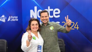 Capitão Alberto Neto enquadra David Almeida em 1º debate do segundo turno