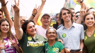 Maria do Carmo e Amom Mandel reforçam propostas no Novo Aleixo, em Manaus