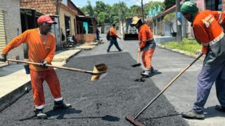 Prefeitura conclui recuperação asfáltica em novo trecho do bairro Cidade de Deus