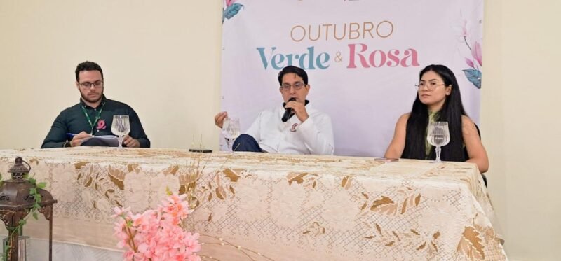 A programação direcionada para servidores da área da saúde (Foto: Divulgação/Semsa) Semsa encerra programação do Outubro Verde e Rosa no combate à sífilis e prevenção ao câncer de mama