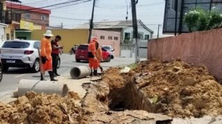 Prefeitura conclui recuperação de rede de drenagem profunda no conjunto Campos Elíseos