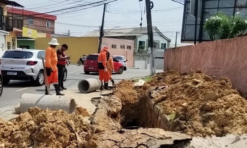 Prefeitura conclui recuperação de rede de drenagem profunda no conjunto Campos Elíseos