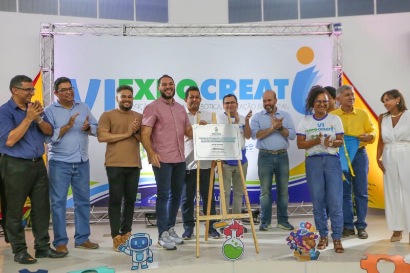 Inauguração do Espaço de Formação Tecnológica da rede municipal de Educação (Foto: Clóvis Miranda/Semcom) Prefeitura realiza abertura da 6ª Expocreati