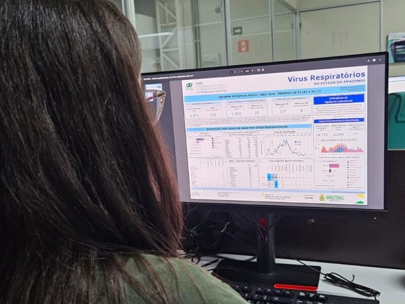 Saúde divulga informe epidemiológico de SRAG por Vírus Respiratórios no Amazonas