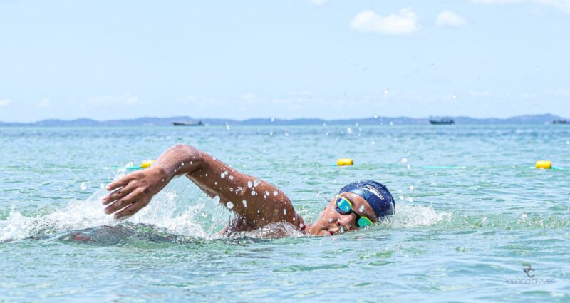 Angelynne Victória encerra temporada 2024 com duas medalhas no Brasileiro de Águas Abertas, na Bahia