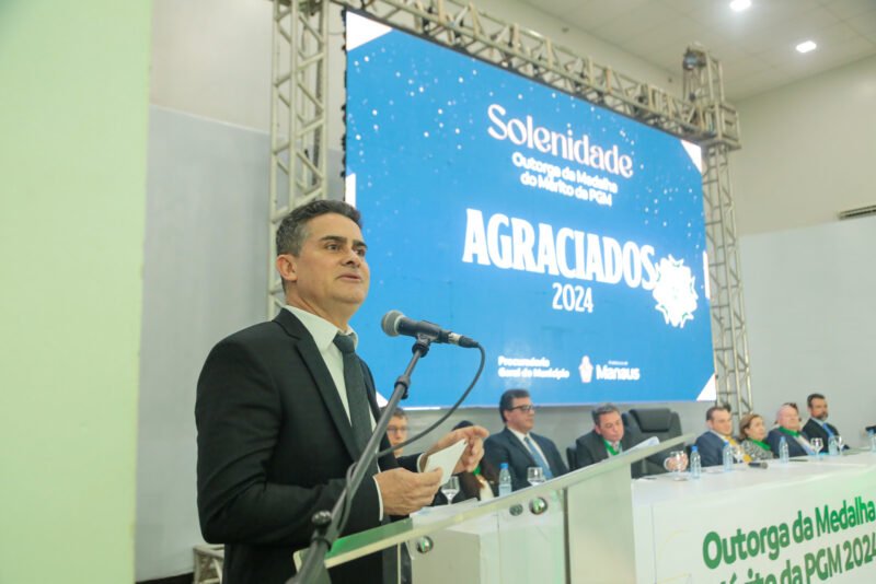 Prefeito de Manaus, David Almeida (Foto: João Viana/Semcom) David Almeida anuncia permanência de Rafael Bertazzo e Marco Aurélio Choy na PGM