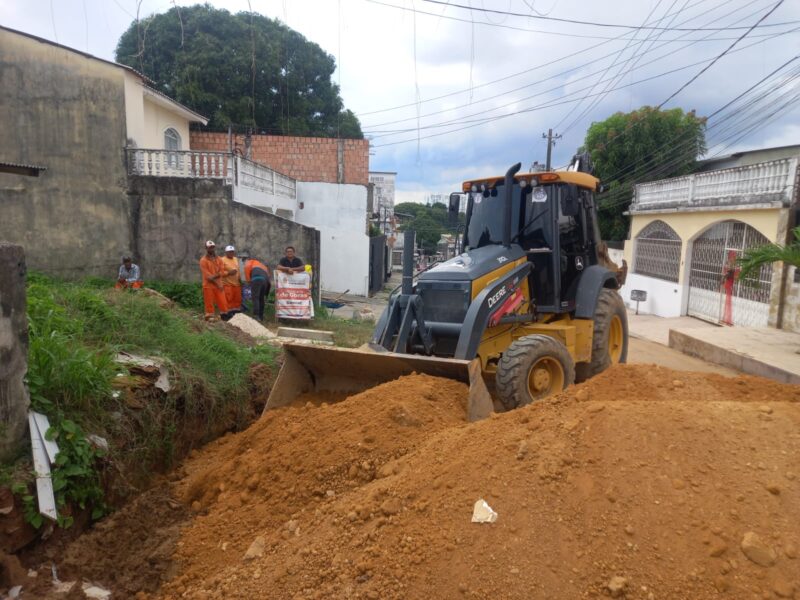 Prefeitura conclui recuperação de rede de drenagem profunda no Dom Pedro