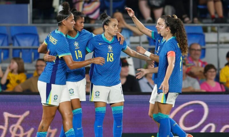 As brasileiras voltaram a derrotar as anfitriãs (Foto: Rafael Ribeiro/CBF) Seleção feminina bate Austrália de novo em último compromisso do ano