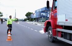 Trânsito em Manaus (Foto: Divulgação/IMMU)