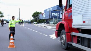 Trânsito em Manaus (Foto: Divulgação/IMMU)