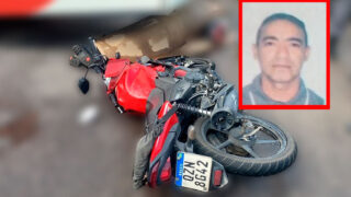 AM: motociclista morre e passageira fica ferida após acidente