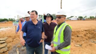 Eduardo Braga, senador, e David Almeida, prefeito