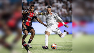 Neymar Júnior fez sua reestreia no Santos (Foto: Raul Baretta/Santos FC)