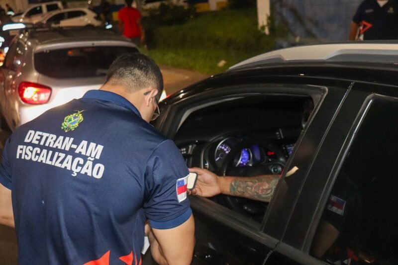 Operação Lei Seca (Foto: Divulgação/Detran-AM) Balanço da fiscalização: Detran-AM encerra Operação Lei Seca
