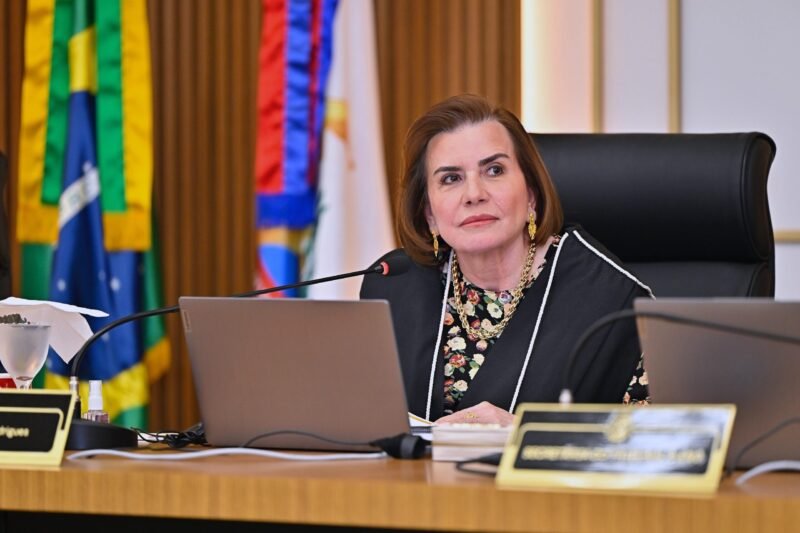 Yara Amazônia Lins, presidente e conselheira do TCE-AM (Foto: Filipe Jazz/TCE-AM) Doação de Sangue: elo humano em tempos de escassez