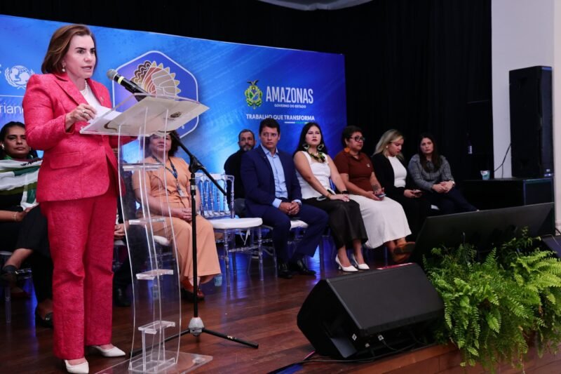 A solenidade marcou o início de uma nova etapa de mobilização dos municípios amazonenses (Foto: Filipe Jazz/TCE-AM) TCE-AM apoia Selo UNICEF e reforça presença nos municípios