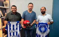 São Raimundo fecha parceria com time de futebol americano