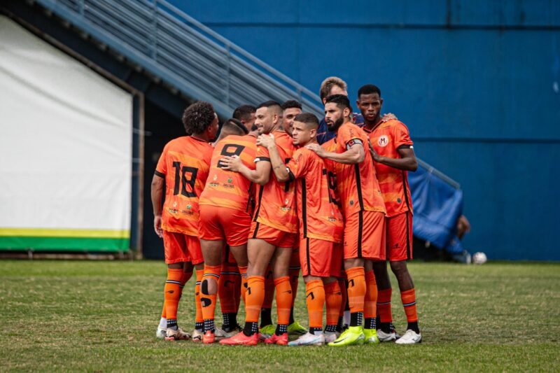 Jogadores do Manauara em comemoração de gol (Foto: Laiza Balieiro/MEC) Série D do Campeonato Brasileiro: Manauara visita o Humaitá-AC
