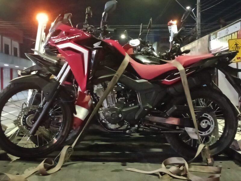 Durante a fiscalização, 30 motocicletas foram removidas por estarem sem placa (Foto: Divulgação/Detran-AM)