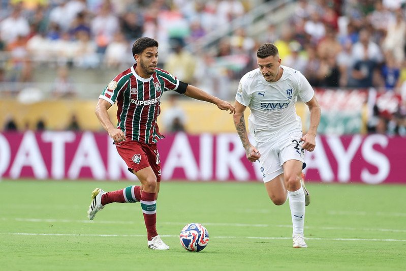 Fluminense enfrentou o Al-Hilal pelas quartas de finais (Foto: Lucas Merçon/Fluminense) Com “verde da esperança”, Flu vence e vai à semifinal do Mundial