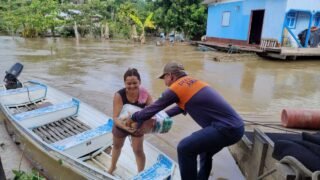 Cheia no Amazonas (Foto: Divulgação/Secom)