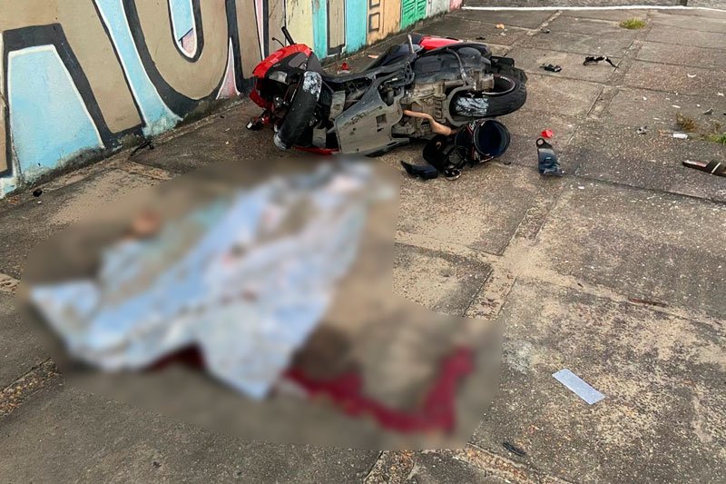 Grave acidente na Efigênio Salles mata motociclista