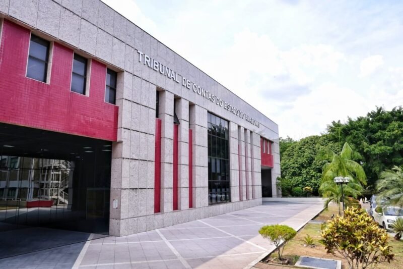 Fachada do Tribunal de Contas do Amazonas, em Manaus (Foto: Filipe Jazz/TCE-AM) TCE-AM terá 71 processos em julgamento na sessão desta terça-feira (8)
