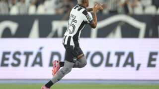Danilo, do Botafogo, comemora gol de fora da área (Foto: Vitor Silva/Botafogo)