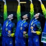 Ginástica Rítmica do Brasil (Foto: Melogym/CBG)