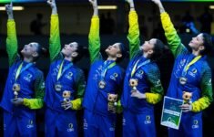 Ginástica Rítmica do Brasil (Foto: Melogym/CBG)