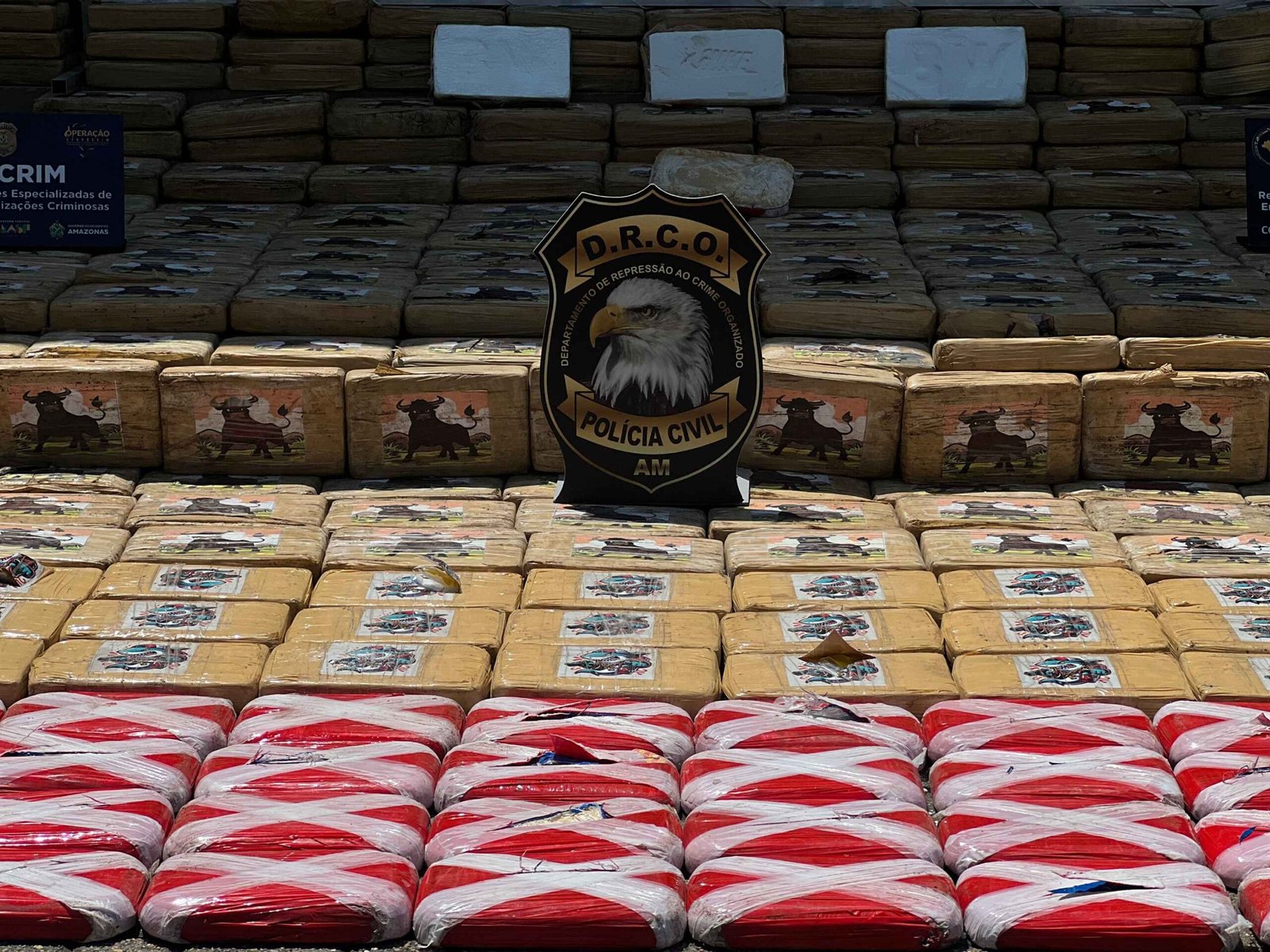 PC-AM apreende 700 kg de cocaína avaliada em R$ 40 milhões