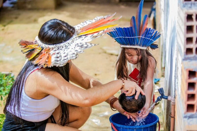 Fornecimento de água potável (Foto: Divulgação/Águas de Manaus)