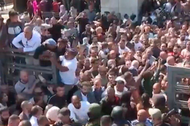 Libertação de prisioneiros palestinos (Foto: Reprodução) Israel inicia libertação de presos palestinos após acordo