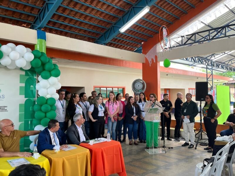Projeto Trilha Verde no município de Rio Preto da Eva (Foto: Divulgação) TCE-AM e ICEAS promovem Trilha Verde em Rio Preto da Eva
