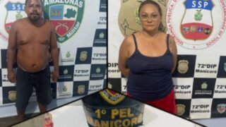 Casal é preso por tráfico de drogas em Manicoré
