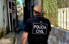 Equipes da PC-AM durante a ação no Tarumã — Foto: Beatriz Sampaio/PC-AM