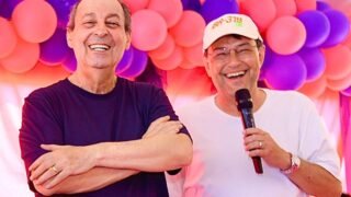 Senadores participam de agenda no Careiro Castanho — Foto: Divulgação