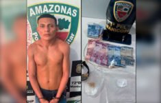 Material apreendido pela PM em Manicoré — Foto: Divulgação