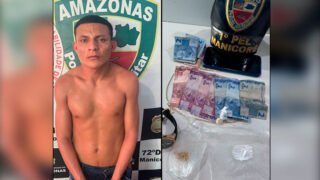 Material apreendido pela PM em Manicoré — Foto: Divulgação