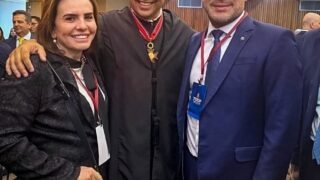 Presidente e corregedor do TCE-AM prestigiam posse no TCE-SP