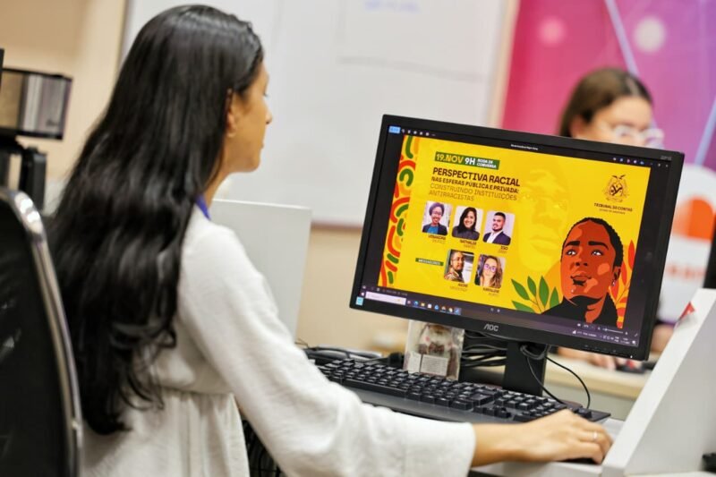 TCE-AM debate perspectiva racial (Foto: Filipe Jazz / TCE-AM) TCE-AM realiza roda de conversa sobre diversidade racial
