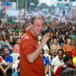 O senador Omar Aziz (PSD-AM) cumpriu agenda em Parintins (Foto: Divulgação)